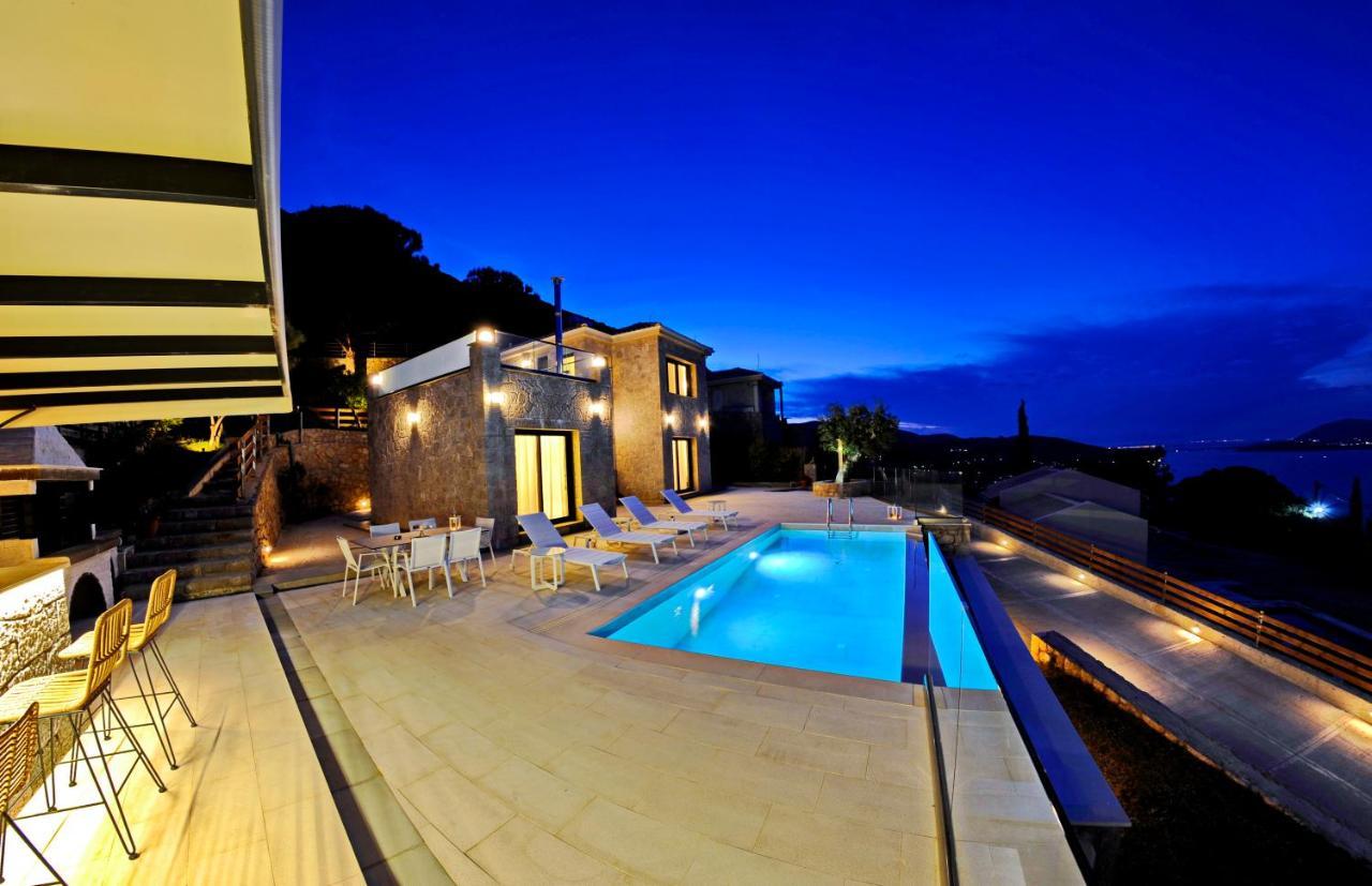 Ionian Stone Luxury Villa نِكيانا المظهر الخارجي الصورة