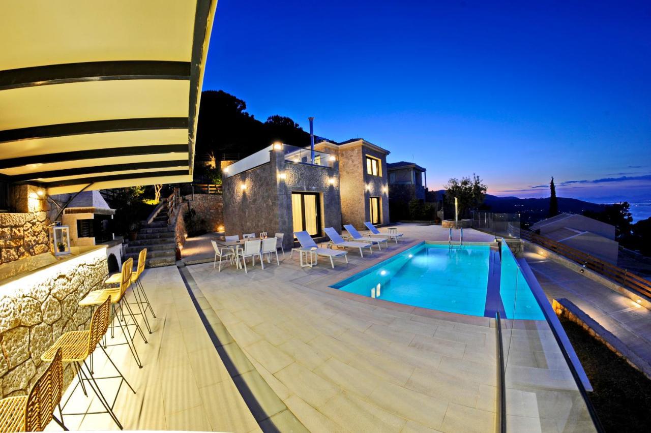 Ionian Stone Luxury Villa نِكيانا المظهر الخارجي الصورة