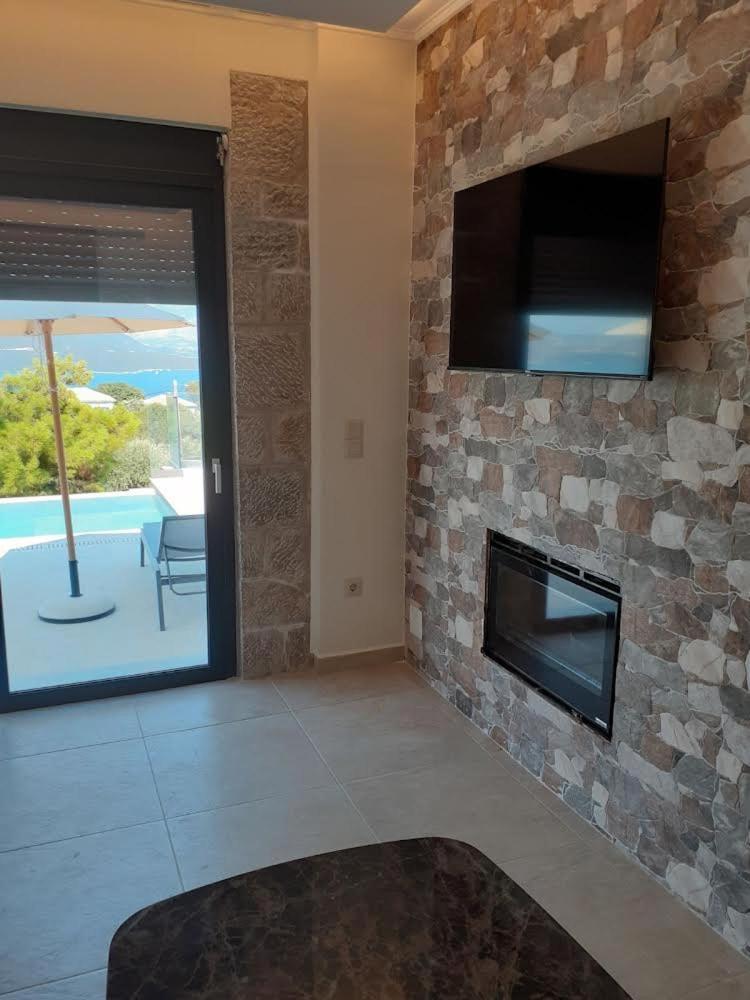 Ionian Stone Luxury Villa نِكيانا المظهر الخارجي الصورة