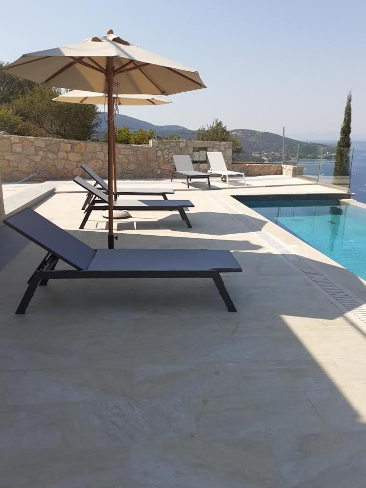 Ionian Stone Luxury Villa نِكيانا المظهر الخارجي الصورة