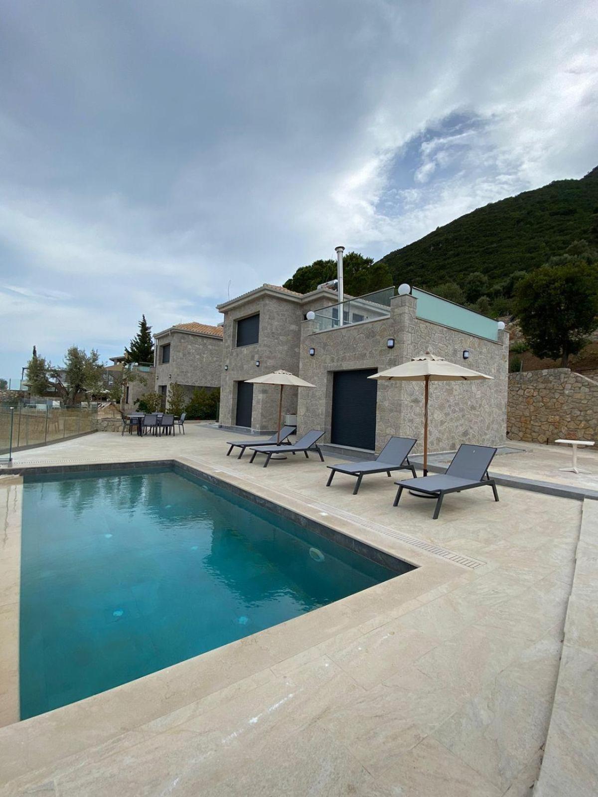 Ionian Stone Luxury Villa نِكيانا المظهر الخارجي الصورة